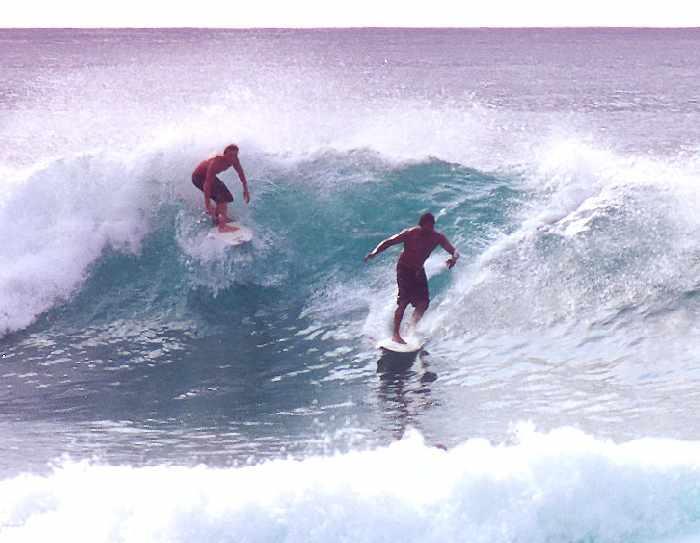 Examples The surfer on