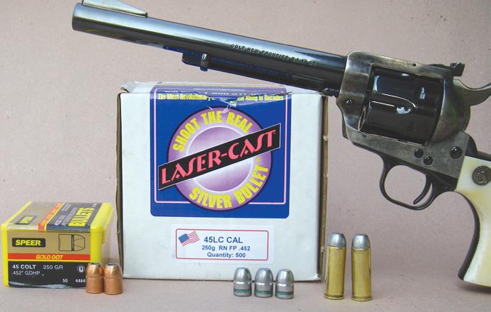 There was a time when all sixgun bullets were constructed more or less of pure lead. The velocities associated with early sixgun cartridges such as the.45 Colt,.44 Special and.
