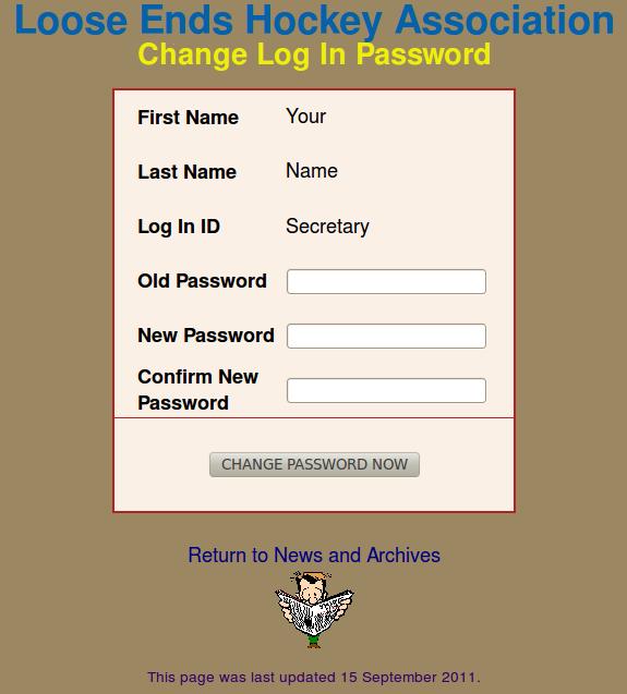 Passwords can be any combination of letters and numbers and should be a minimum of three characters