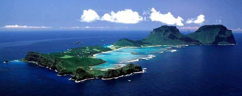 Aerial of Lord Howe Island (Grahaeme McConnell) Lord Howe Island Western delegates Widely regarded as the most beautiful island in the Pacific it is the closest island getaway to Sydney.