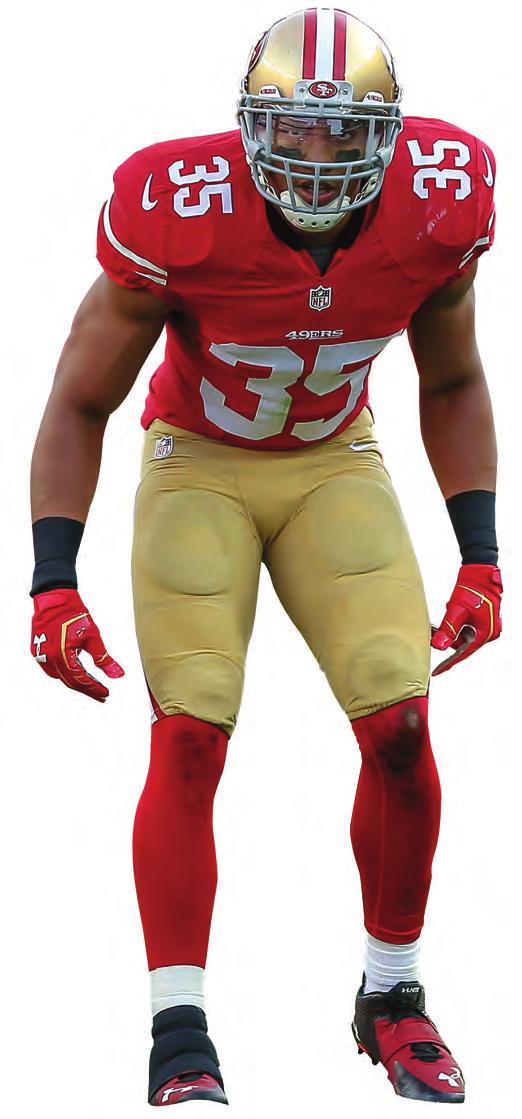 REID WITH CAUTION Selected as the 18th overall draft choice in the 2013 NFL Draft, Eric Reid has done everything you could ask for after earning his starting spot in training camp of his rookie year.