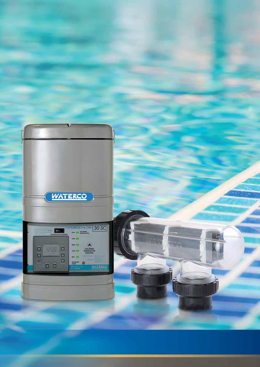 HYDROCHLOR Salt water pool chlorinator Ezy Timer Energy Saving Winter Mode Precision Chlorine