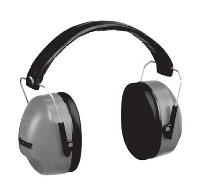 recommends ear plugs, or for constant, heavy-duty use, wear earmuff-style hearing protection.