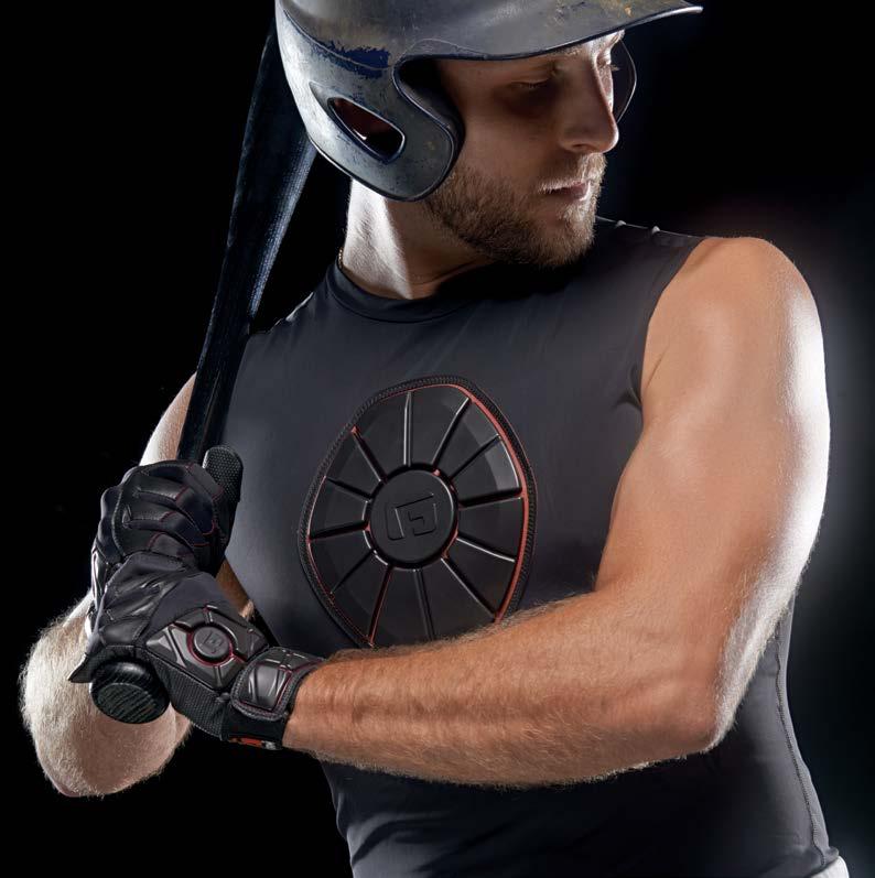 RPT PADDING POSITIONED ATOP THE STERNUM GIVES THE MEN'S PRO STERNUM SHIRT THE ADDED PROTECTION YOU NEED WHEN YOU'RE