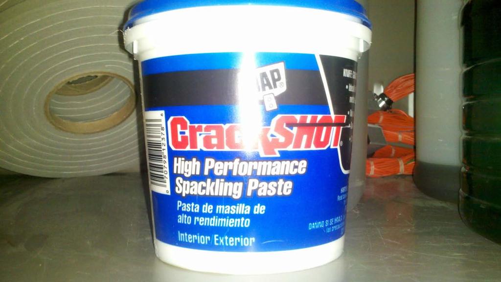 Chemical Name: High Performance Spackling Paste Manufacturer: Crack Shot