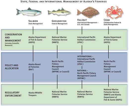 Managing Fisheries and Ecosystems Who s in charge of managing United States fisheries?