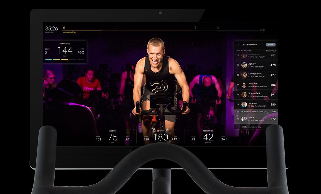 LIVE STUDIO CYCLING CLASSES, READY WHEN YOU ARE Feel the energy of the NYC studio any