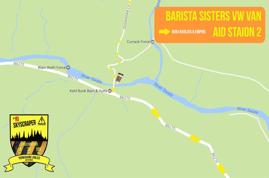 Barista sisters As you come through the Thwaite and head into Keld, you ll see a campsite on your right before you turn right and head across a little river.