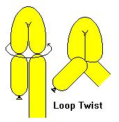 This makes an ear-shaped bubble that is good for ears, lips, or sometimes to hold another bubble in place. Toe Twist(Split Twist) Begin with an ear twist.