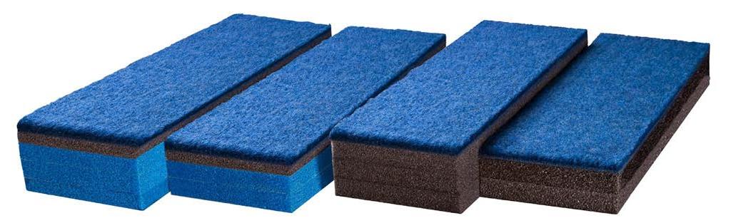 DOLLAMUR FLEXI-CONNECT CARPET The Dollamur exclusive FLEXI-Connect built-in mat connection system eliminates the need and hassle of separate hook and loop fastening rolls.