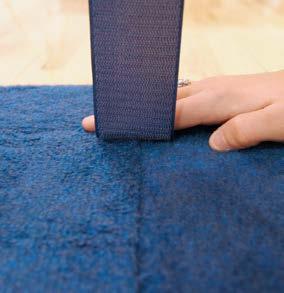 FLEXI-Roll Carpet with Tri-Flex EVA Foam Back 112CcccE42 6 x 42-13/4 200CcccE42 6 x 42-21/4 Teal HOOK FASTENING ROLLS