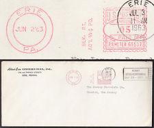 23 of 24 USA - COVER with VERY RARE METER STAMP SURCHARGE, 1963 -.