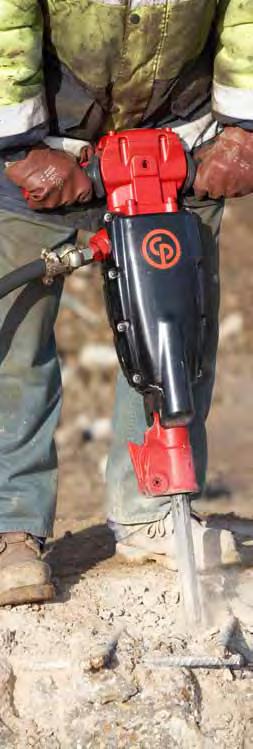 Chicago Pneumatic handheld rock drills and pneumatic breakers are wellknown for their reliability and robust design that makes them the ideal product for a wide range of applications.