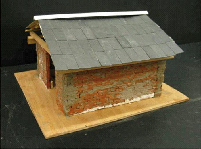 Thusyanthan and Madabhushi Fig.. 1:5 scale model of a typical Sri Lankan coastal house with brick walls and tiled roof Fig. 5.