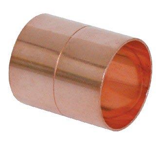 outlet Double female sleeve in gas quality copper To braze on copper Copper pipe 18 15 CM18 -