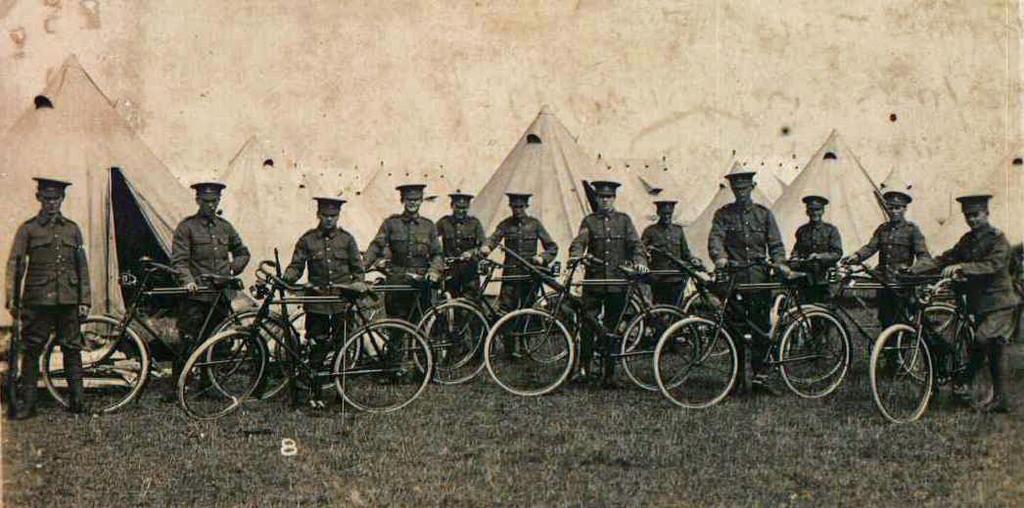 Cycle Allowance It was reported that each man bringing a bicycle to camp in good condition and complete with two brakes, mud guards, carrier, lamp, bell, pump and repair outfit would receive the