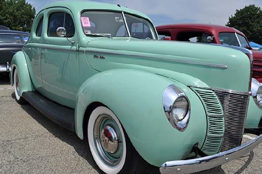 This cool mint green 40 Ford from Marietta, Georgia is a member of the