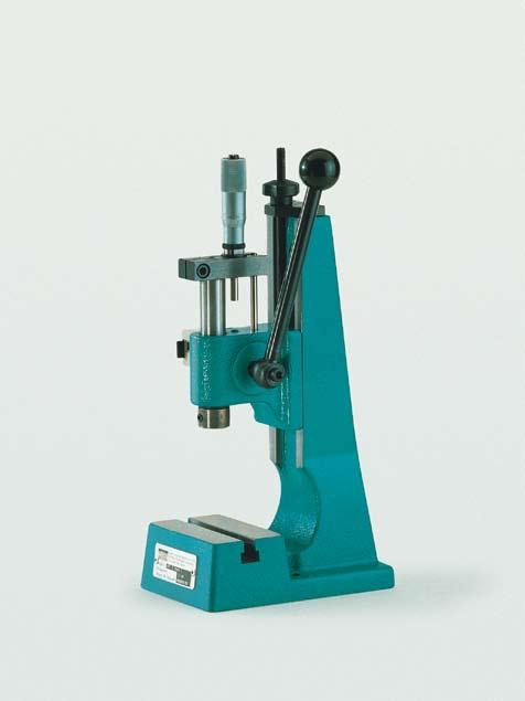 P MIRO Micrometer stop (MIRO) The micrometer stop is used with rack and pinion presses for high-precision assembly work
