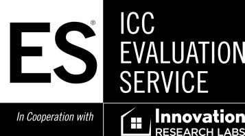 0 Most Widely Accepted nd Trusted ICC-ES Evlution Report ICC-ES 000