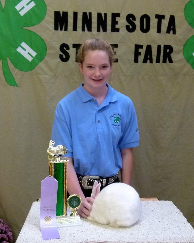 (Left) Hayden Ankrum, Currie Poco-a-Poco 4-H Club, is shown with his