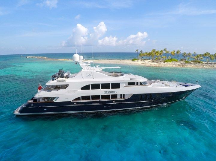 0 5 REBEL 157 (48M) :: TRINITY :: 2005/2015 10 GUESTS :: 5 CABINS :: 9 CREW HIGH RATE: