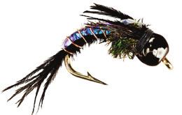 Pheasant Tail, the Pheasant Tail Flashback nymph has the addition of a