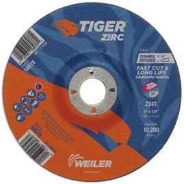 GRINDING S Weiler s high quality line of grinding wheels help Metal Fabrication professionals get the most demanding jobs done right and done fast.
