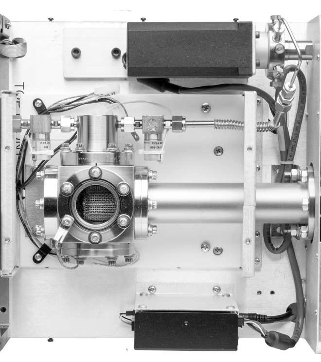 UGAPM Basics 1 (SSV), and an adapter. The sample line set, the RGA analyzer, and the chamber heater are attached to a 2.75 cubic chamber as shown in Fig. 1-6a.
