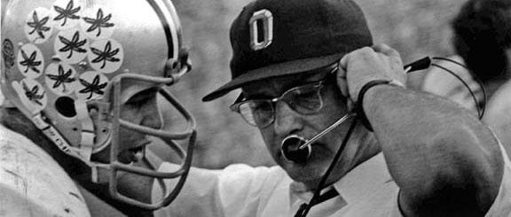 OHIO STATE LEGENDS AND GREATS Won five national titles (1970, 1968, 1961, 1957 and 1954) Won 13 Big Ten championships Won 205 overall and 152 conference games Led Ohio State to 11 bowl games (eight