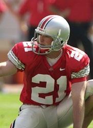 B.J. SANDER 2003 RAY GUY AWARD WINNER B. J. Sander had big shoes to fill in 2003. As the Buckeyes punter, he faced the daunting task of replacing graduated All-American Andy Groom.