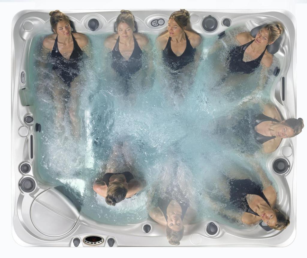 Maximized Hydrotherapy - Of course, even without arthritis or a joint condition, a warm, relaxing dip in the hot tub is instantly soothing.
