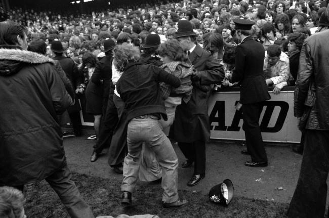 Bummer: The Impact of Professional Soccer in Postwar London represented by West Ham United supporters when the two rival firms staged a mass fight after a match between the two clubs at Highbury.