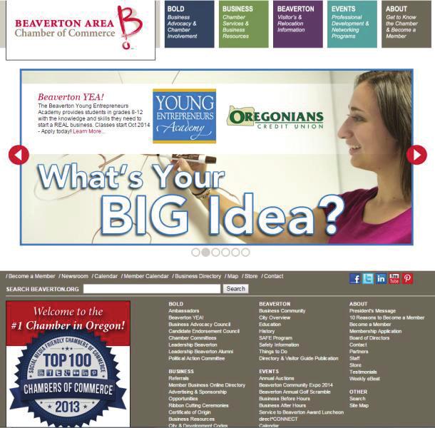 Home Page Ad Advertising Opportunities www.beaverton.org Example: Home Page Ad Features & Specs: Above the fold space!