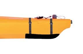 rest. Upper materal 100 % Nylon Padded canoe seat for addtonal