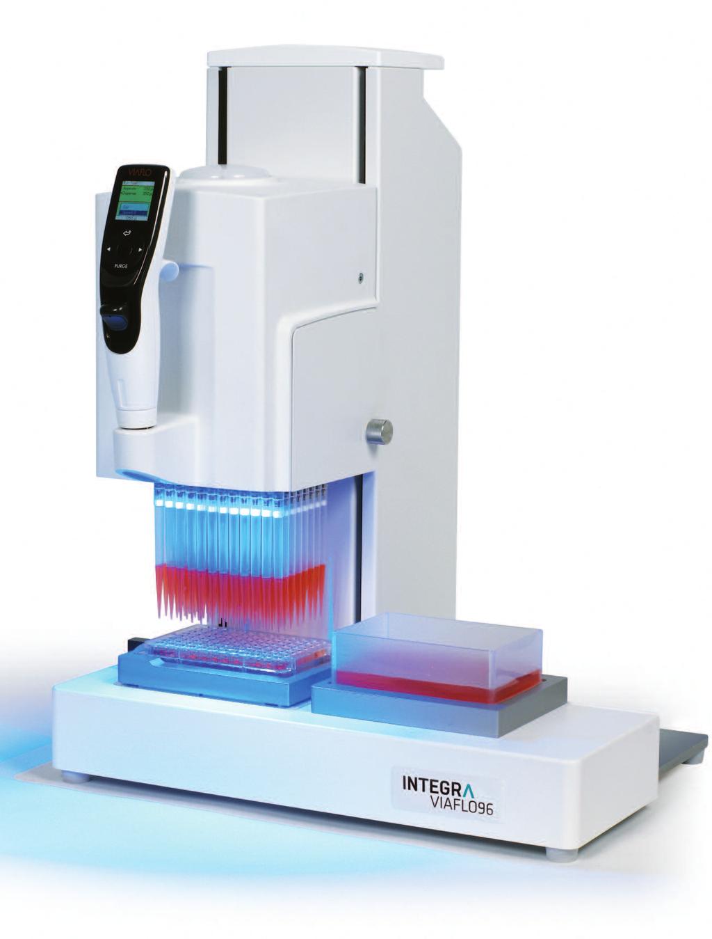 VIAFLO 96 Unique Multichannel microplate pipetting is a growing task because of the need to increase productivity and improve the quality of the data obtained by increased numbers of replicates.