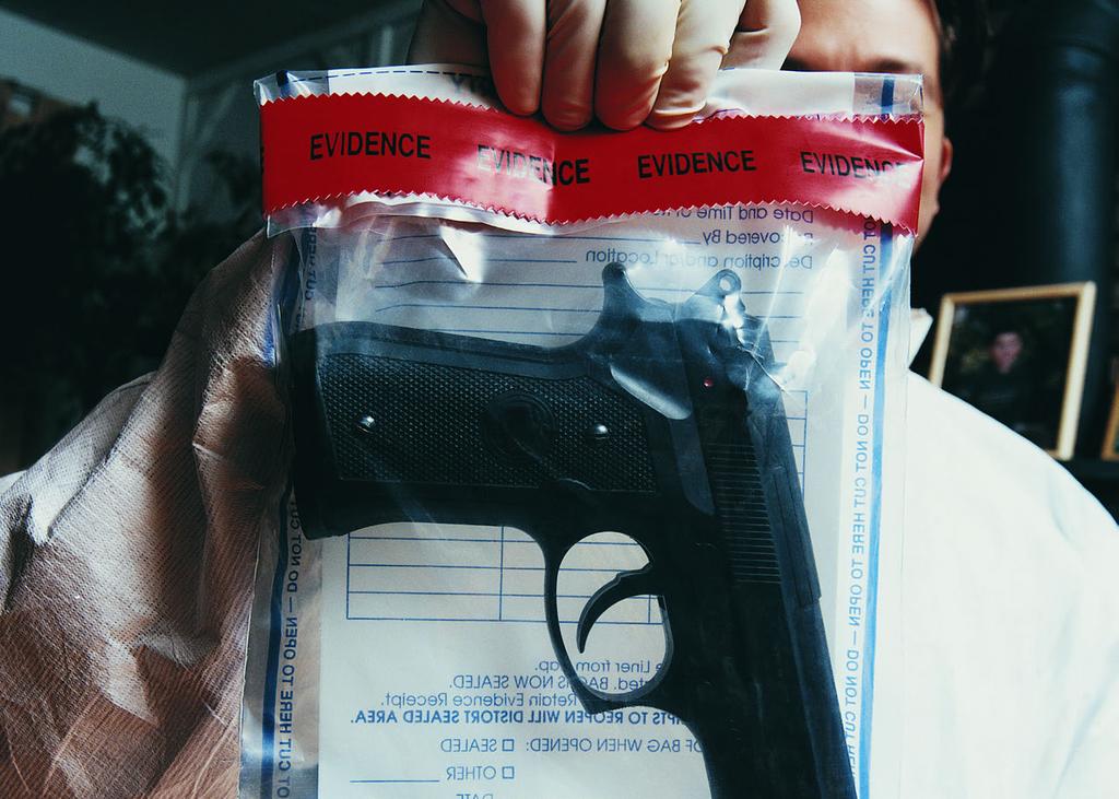What happens to your gun? The firearm that you used in the self-defense incident will be confiscated by law enforcement officers when they arrive and sent away for forensic testing.