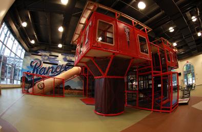 playground, a larger-than-life Major League bat slide and Sony Playstation
