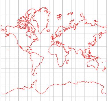 54 APPENDIX B: Mercator and Polyconic Projections Maps and charts are drawn on a two-dimensional plane, such as a piece of paper or GPS screen.