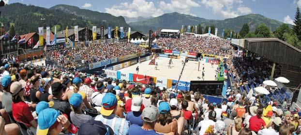 Beach Volleyball beach volleyball men & Women SWATCH FIVB World Championships powered by 1to1 Energy Big success for the kick-off press conference in Zurich From 24th to 29th July, 100 000 spectators
