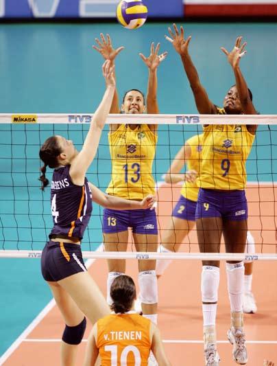 Brazil beat Netherlands Duration 1:27 World No. 2 Brazil began the second weekend of the Grand Prix with victory over the 10th-ranked Netherlands in Tokyo Bay.