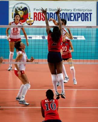 USA s Haneef-Park goes over Russian block Cuba s Ramirez sets for Carrillo USA beat Kazakhstan 3-1 Duration 1:50 Kazakhstan once again went down in a blaze of glory.