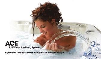 Experience automated water care with our Salt Water Sanitizing System for your Hot Spring