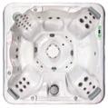 Save 2700 Dreammaker X500-5 Person energy efficient hot tub with lounge and waterfall.