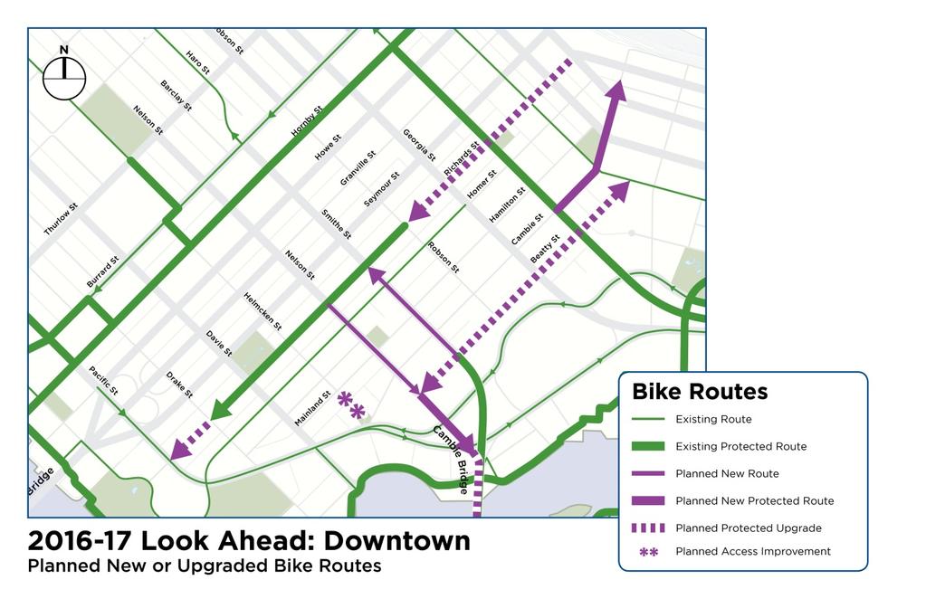 Active Transportation Update and Pilot for Skateboarding in Protected Bike Lanes RTS 11173 6 Detailed Look Ahead: 2016 Active Transportation Corridor Projects The following discussion highlights a