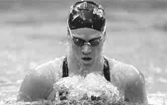 13 2-15-01 Allison Lloyd ( 02) was one of the best breaststrokers ever to don a Notre Dame cap, ranking as the thirdfastest in school history in the 100-yard event, as well as one of just two Irish