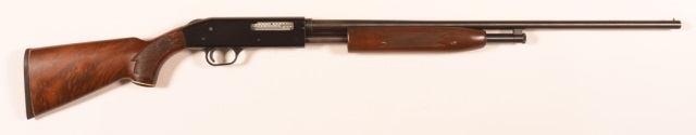20-1/2"" barrel, walnut fore-end and stock, tube magazine. SN-70130286. Condition: Very good with minor scuffs on wood. 57 R - Mossberg Model 500E 410 Ga.