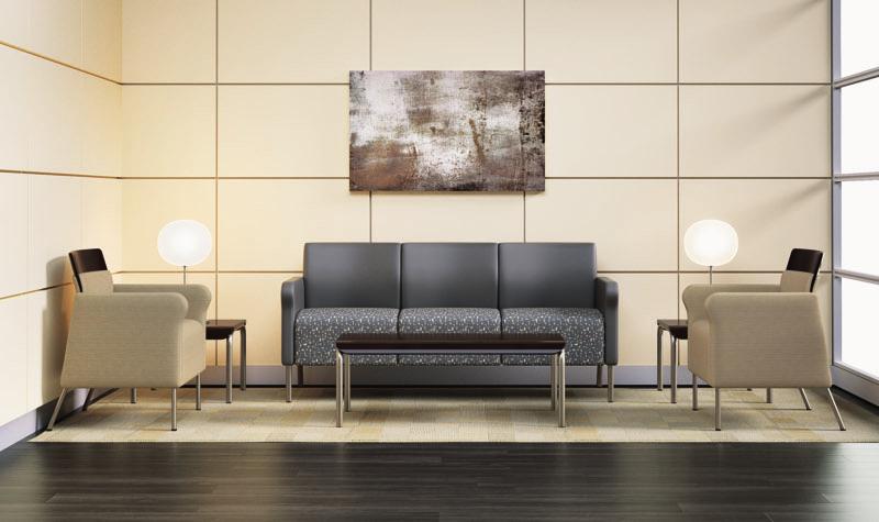 Solid and subtle, yet every bit stunning. Experience a comfy, metal revelation with Confide lounge.