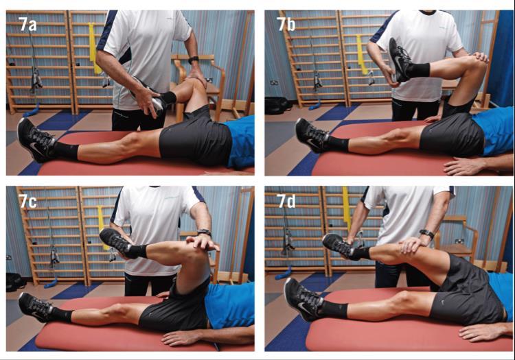 34 Hip Internal and External Rotation Stretching 7a & 7b: Hip internal rotator stretches 7c & 7d: Hip external rotator stretches Stage 2: Shoulder / Scapular Focus The following exercises will focus