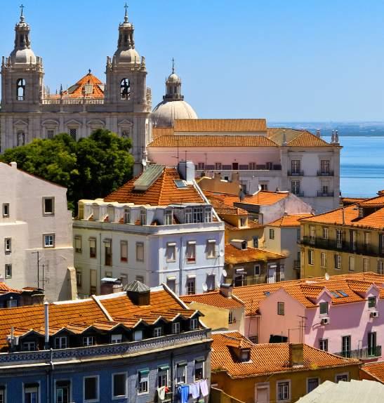 Visit the famous neighborhoods of Alfama, Mouraria and Graça, the city s old quarter and perhaps its most