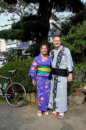 You don't have to carry your night clothing as much if you enjoy Yukata. Most of Ryokan provide nice public Onsen hot spring to share, then some of the rooms do not have their own shower and bath.